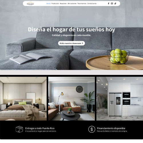 Smaili Furniture Website Concept